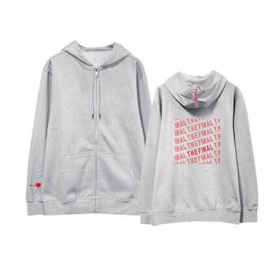 珂卡慕(KEKAMU)BTS防弹少年团周边新专辑演唱会同款拉链卫衣外套男女加绒衣服潮