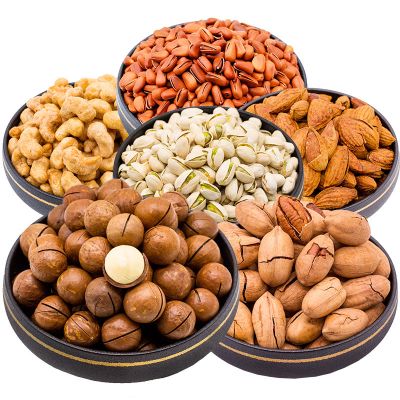 坚果组合大礼包开心果夏威夷果碧根果巴旦木松子腰果干果零食袋装团购