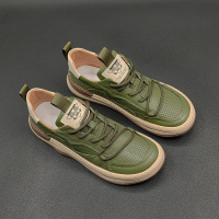 男士鞋子春夏镂空透气鞋歪头小丑鞋百搭欧洲站男鞋高端男生休闲鞋