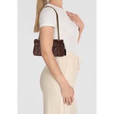 蔻驰(COACH)女士经典简约单肩斜挎包 日常百搭优雅通勤时尚菱格包 节日礼物