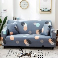 沙发套懒人简约沙发套罩四季通用全包卐能套罩全盖布艺一套 印象派[送抱枕套] S码(沙发长90-140cm适用于单人沙发)