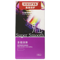 薇薇蕾萨 胶乳橡胶避孕套多倍润滑(魅) 10只装