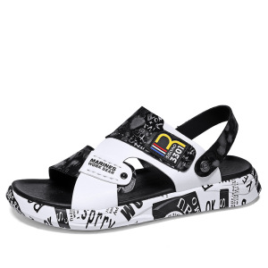 凉鞋男新款时尚开车拖鞋休闲运动防滑软底户外沙滩鞋