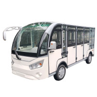 德武军恒 电动观光车 全封闭11座巡逻车 营区场内巡逻车 楼盘校区观光车