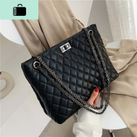 时尚大包包2020新款手提包斜挎单肩包简约女包韩版菱格链条女包潮NEW LAKE女士单肩包