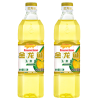 金龙鱼玉米油900ml-2瓶组合 非转基因玉米油 清淡家用食用油