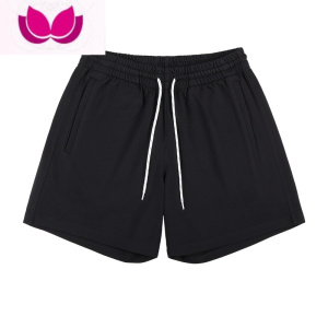 七斓IDLT 膝盖上3CM 短卫裤 宽松中裤 棉 休闲男运动基础款潮 百搭ins