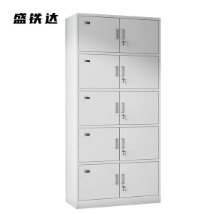 盛铁达 铁皮通五节文件柜850*390*1800mm STD-WJG1044 个