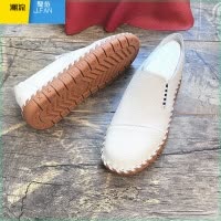 聚范牛师傅手工男鞋2024新款头层男皮鞋透气豆豆鞋一脚蹬