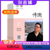 [正版]诗潮杂志 2024年8月起订 1年共12期 杂志铺 诗歌评论随笔散文消息资讯 旧体诗词书画高雅艺术期刊 中国人