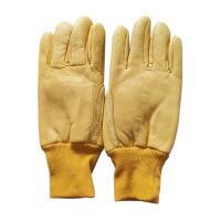 铂识 羊皮工作手套(加绒款) 均码 双