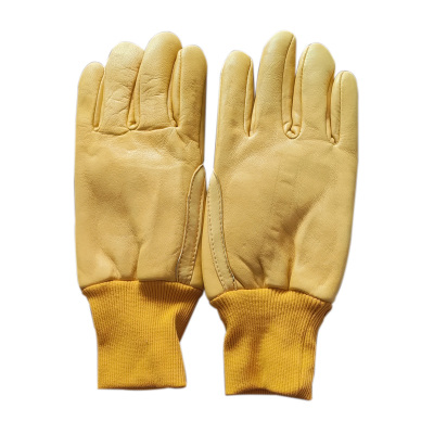 铂识 羊皮工作手套(加绒款) 均码 双