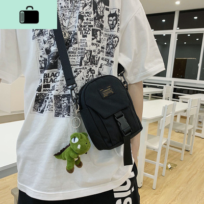 男士斜挎包ins潮牌日系学生街头潮流休闲百搭单肩包女手机小背包NEW LAKE