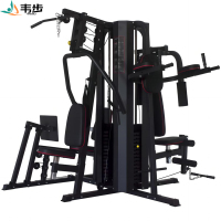韦步WB-WTH99A五人站商用健身房多方位功能组合综合力量训练器械