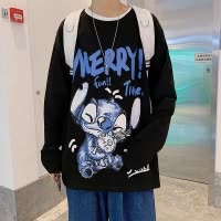 SUNTEK秋冬季长袖t恤男士打底衫潮流秋衣装男生卫衣棉宽松内搭上衣服卫衣