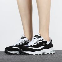 Skechers斯凯奇女鞋新款厚底熊猫鞋减震运动鞋时尚经典休闲鞋11959-BKW ZP