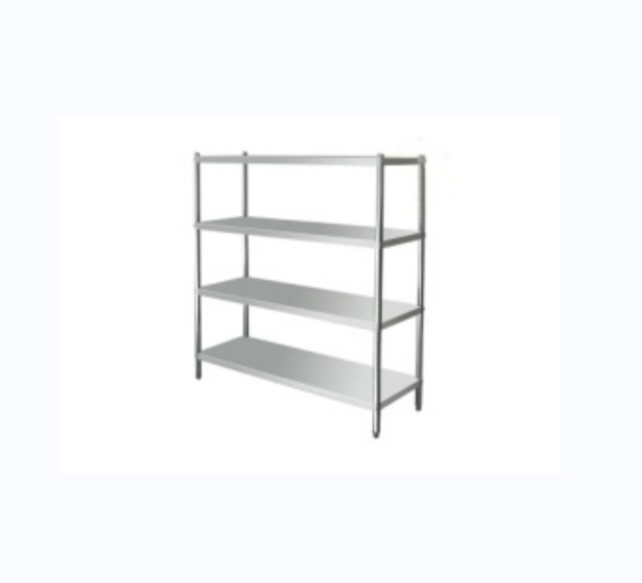 四层焊接平板货架1200*500*1550 304不锈钢材质厚度1.0mm纯不锈钢平板货架简易多用途置物架