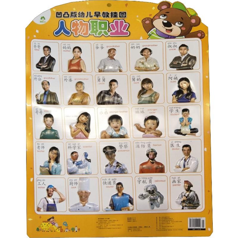 凹凸版幼儿早教挂图 人物职业 爱德少儿 著 少儿 文轩网