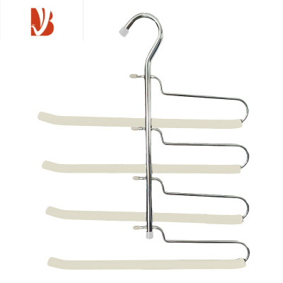 三维工匠多层裤架家用多防滑裤挂裤子收纳器省空间挂衣架