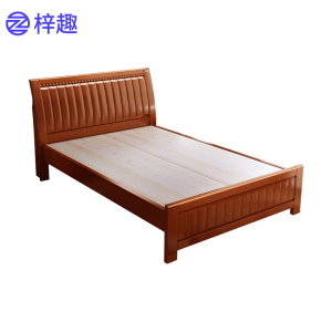 梓趣 单人实木床 1.5*2m 张
