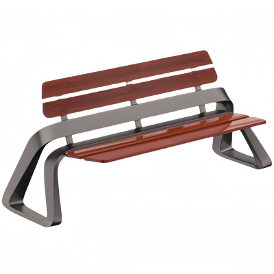 依韵珂不锈钢公园椅1.6米把