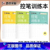 [正版]墨点字帖 控笔训练本套装3册配视频教学 幼小衔接儿童描红练字帖 数字拼音汉字笔画练习