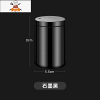 牙签筒不锈钢牙签盒桶家用创意个性饭店定制商用北欧罐 敬平 黑色