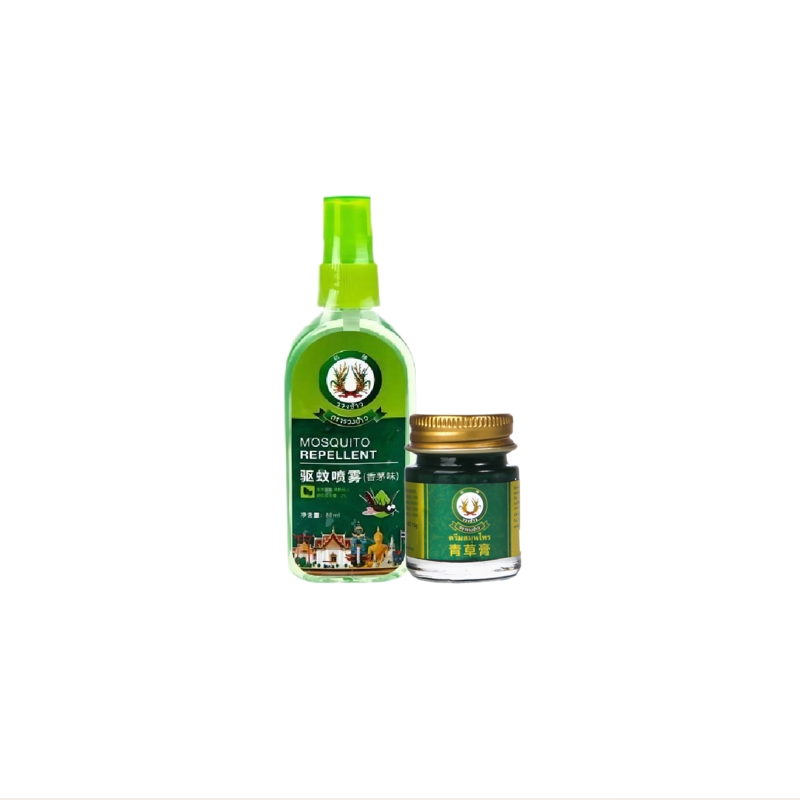 稻穗 驱蚊组合稻穗驱蚊喷雾80ml香茅味+青草膏15g
