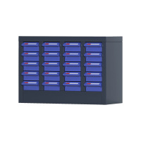 臻远 ZYLJG-W60 零件柜 20抽蓝色无门小号 526*220*355