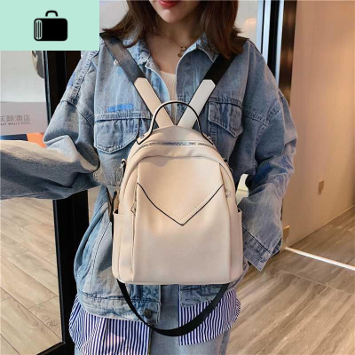 2020新款女士软皮双肩包潮牌女ins百搭韩版小背包简约休闲单肩包NEW LAKE女士单肩包