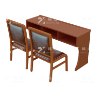 臻远 ZY-X217 会议桌长桌培训桌长条桌 1桌2椅