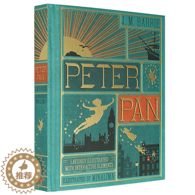 [醉染正版]小飞侠彼得潘 英文原版立体书 Peter Pan 儿童文学经典之作 pop up book 全小说书籍 精装