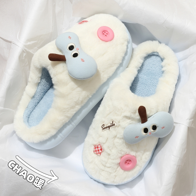 棉拖鞋女款2025新款室内家居秋冬季保暖防滑毛绒冬天厚底棉拖女款