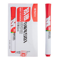 晨光 M&G 白板笔 AWMY2201 2.6mm (红色) 10支/盒 (大包装) 盒