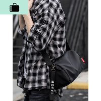 日系潮流休闲单肩斜挎包男轻便邮差小包嘻哈简约潮牌斜背包女男包NEW LAKE