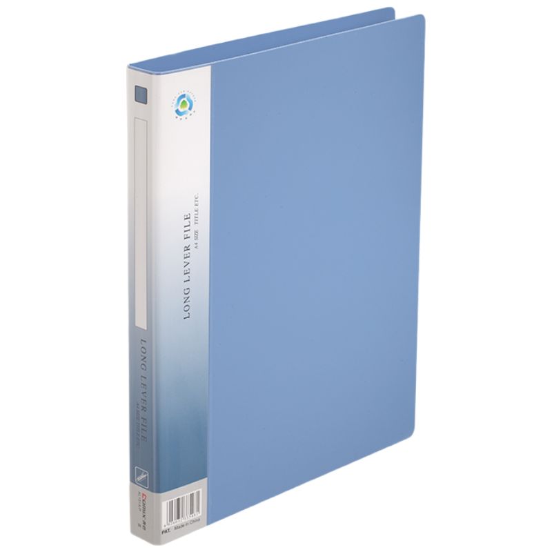 齐心(COMIX) AL151A-P A4 超坚固 蓝色 单长押夹 蓝色 单个装