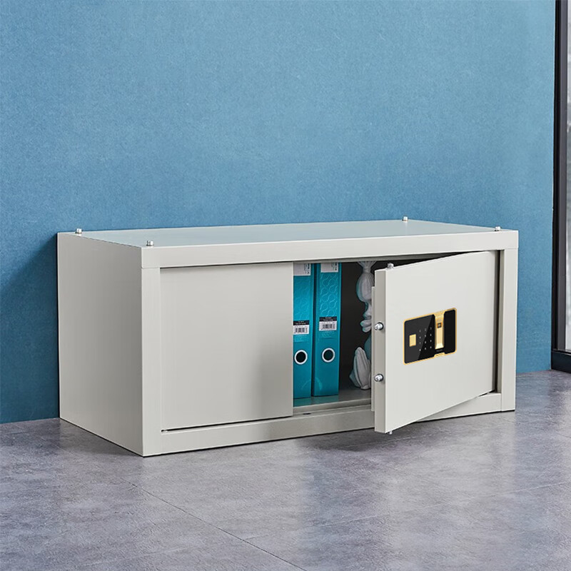 格具(GEJU)钢制顶柜指纹密码锁保密柜资料档案柜900*420*400mm