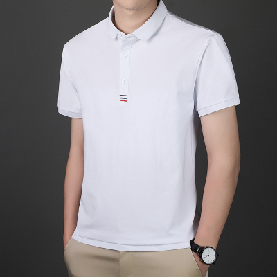 花花公子(PLAYBOY)夏季男士短袖纯色棉打底衫潮牌休闲上衣服宽松潮流半袖体恤男装Tins