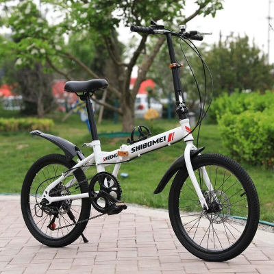 时尚16寸20寸男女折叠自行车变速碟刹学生儿童单车轻便便携车