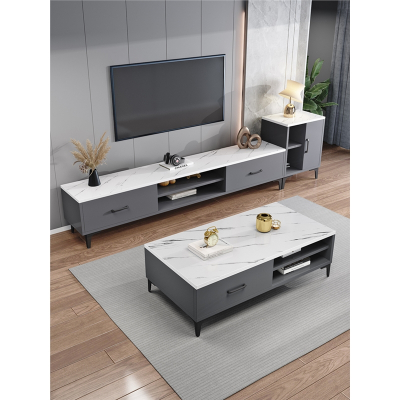  轻奢电视柜茶几组合现代简约客阿斯卡利(ASCARI)厅小户型时尚经济卧室电视机柜地柜