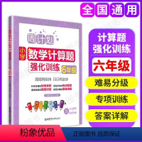 数学计算题强化训练 小学六年级 [正版]周计划小学数学计算题强化训练六年级上下册小学计算训练天天练小学六年级数学练习题同