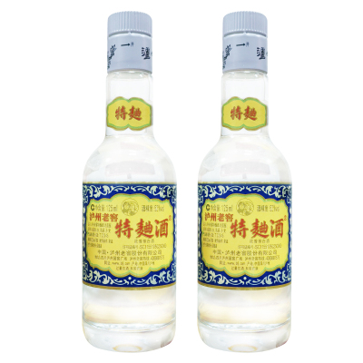 泸州老窖特曲60版浓香型小酒52度125ml*2光瓶