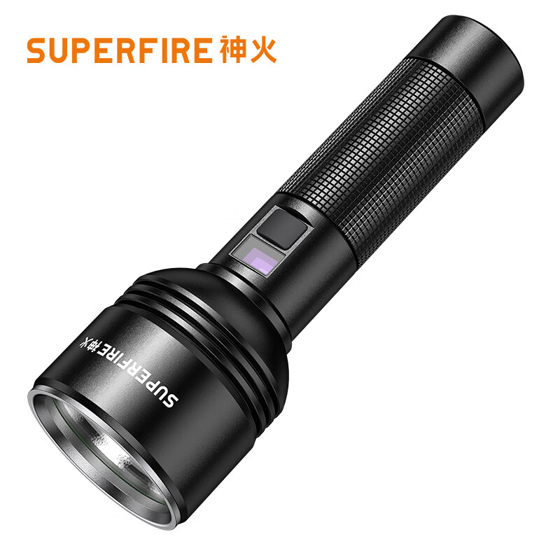 神火(SHENHUO) D18超强光手电筒26650可充电超亮远射P90大功率户外灯36W超长续航5小时