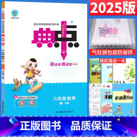 数学 人教版 六年级下 [正版]荣德基典中点六年级下册数学练习题人教版R 2025春小学典中点六年级下数学书同步训练习册