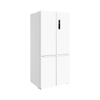 美的515升双系统双循环PT净味一级无霜电冰箱十字对开门制冰盒冰箱四开门家用 MR-540WSPZE 流苏白