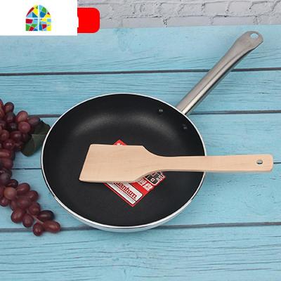18/20/22/24/26/28/30/36CM复合底铝不粘烤盘平底煎锅 FENGHOU 22CM钢柄不粘锅+木铲
