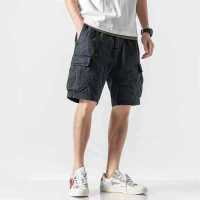 重磅美式复古工装短裤夏季男士多袋裤宽松休闲五分裤