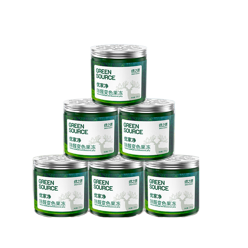 绿之源(GREEN SOURCE) 优家净除醛变色果冻216g*6盒 Z-6802