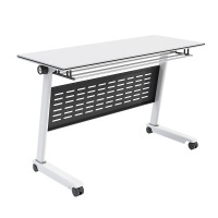 晋舰折叠桌可移动拼接多功能长条桌培训会议桌双人桌 1600*500*750