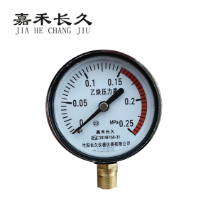 嘉禾长久 乙炔压力表检测型 YY60 块